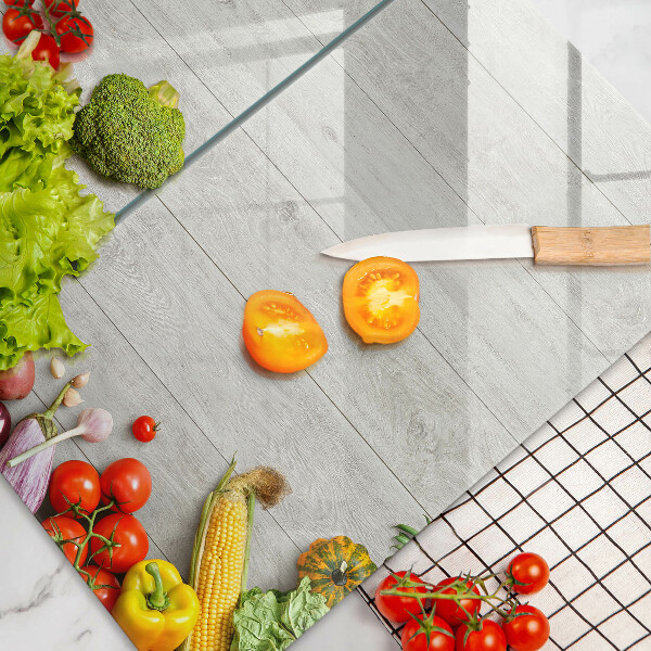 Work surface savers Vegetables on the boards