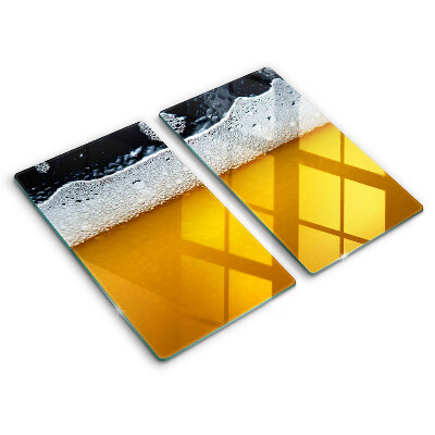 Induction hob cover Beer drink foam