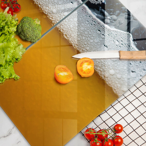 Induction hob cover Beer drink foam