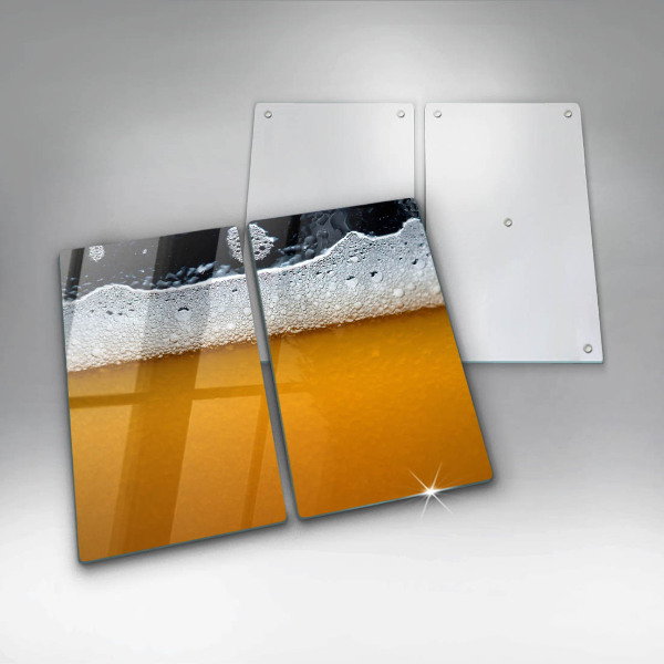 Induction hob cover Beer drink foam