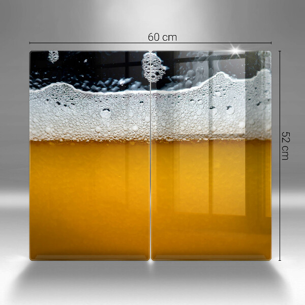 Induction hob cover Beer drink foam