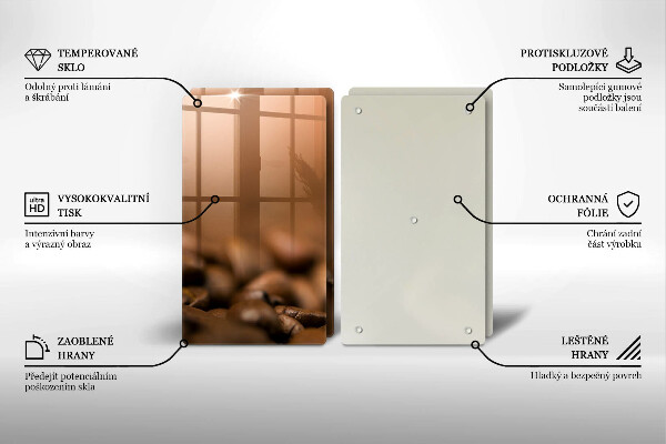 Work surface savers Coffee beans