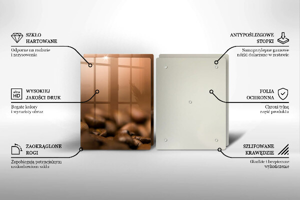 Work surface savers Coffee beans