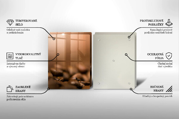 Work surface savers Coffee beans