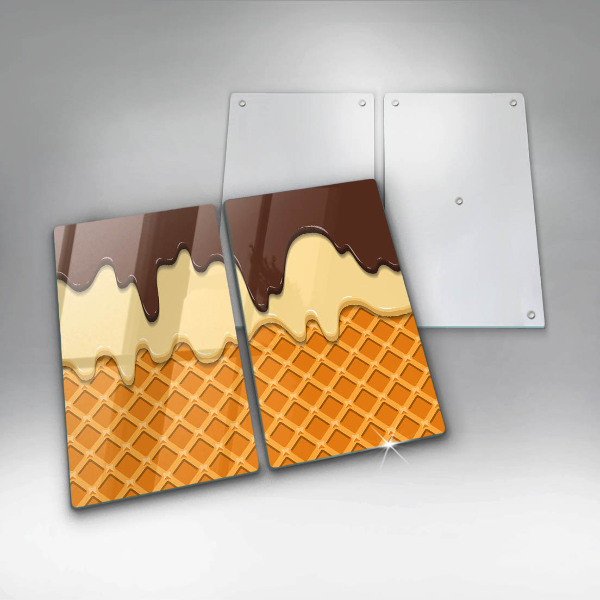 Work surface savers Illustration of ice cream