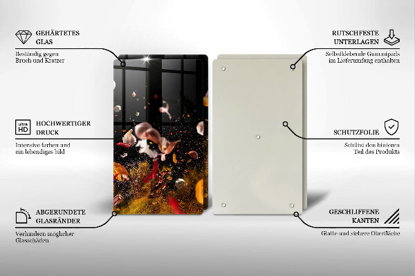 Work surface savers Hot spices