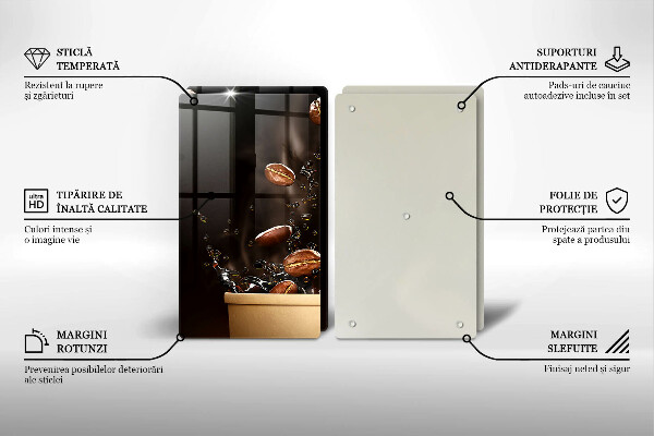 Work surface savers Hot coffee beans