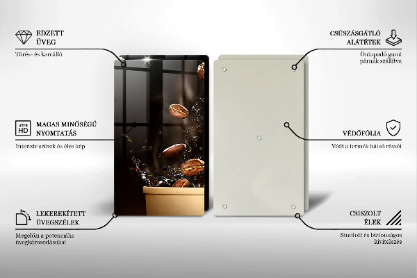 Work surface savers Hot coffee beans