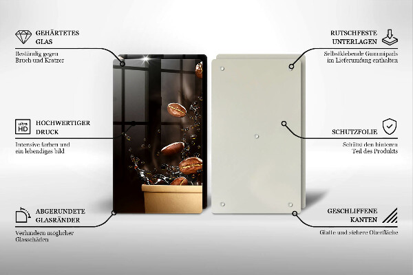 Work surface savers Hot coffee beans