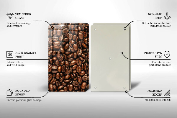 Kitchen worktop saver Coffee beans