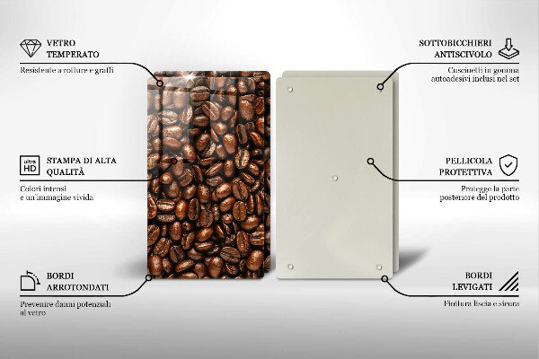 Kitchen worktop saver Coffee beans