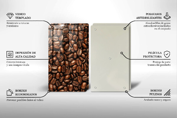 Kitchen worktop saver Coffee beans