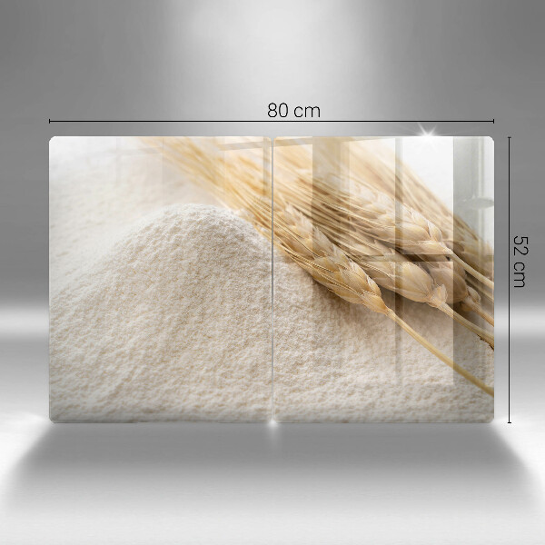 Induction hob cover Flour and cereals