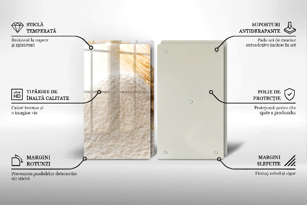 Induction hob cover Flour and cereals