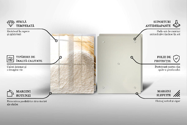 Induction hob cover Flour and cereals