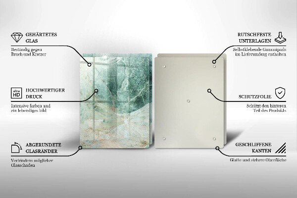 Induction hob cover Stone structure