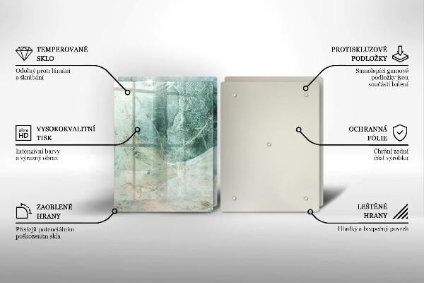 Induction hob cover Stone structure