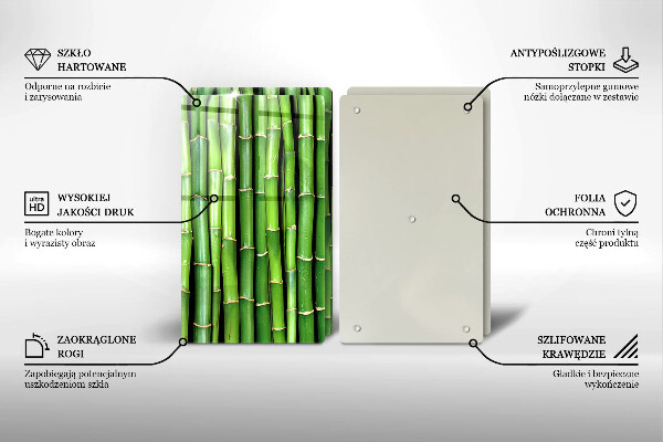 Induction hob cover Nature bamboo