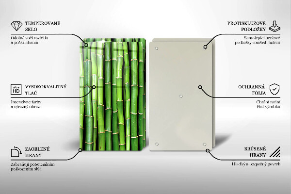 Induction hob cover Nature bamboo