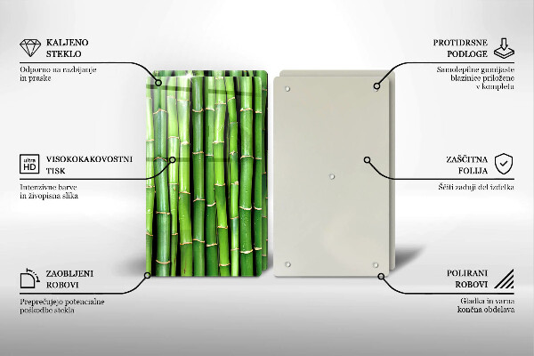 Induction hob cover Nature bamboo