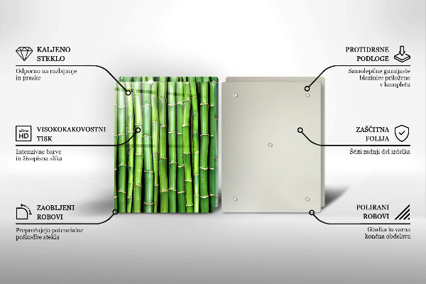 Induction hob cover Nature bamboo