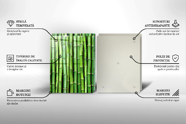 Induction hob cover Nature bamboo