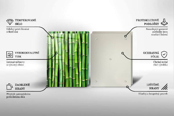 Induction hob cover Nature bamboo