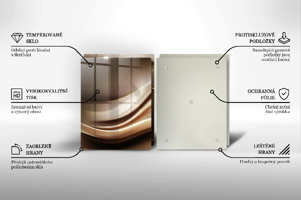 Kitchen worktop protector Abstraction mild lines