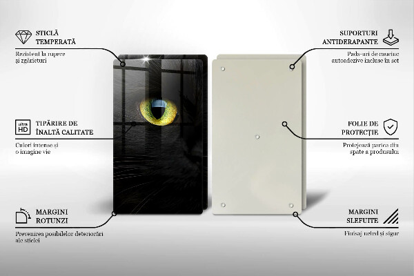 Kitchen worktop protector Animal cat eyes