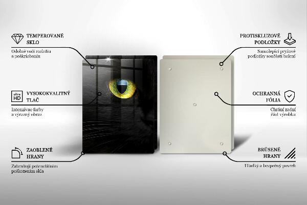 Kitchen worktop protector Animal cat eyes