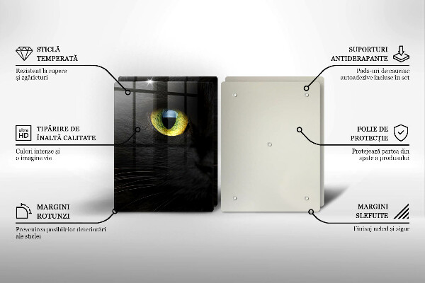 Kitchen worktop protector Animal cat eyes