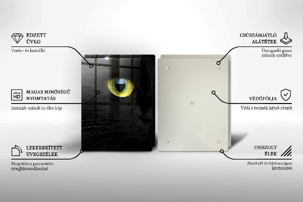 Kitchen worktop protector Animal cat eyes