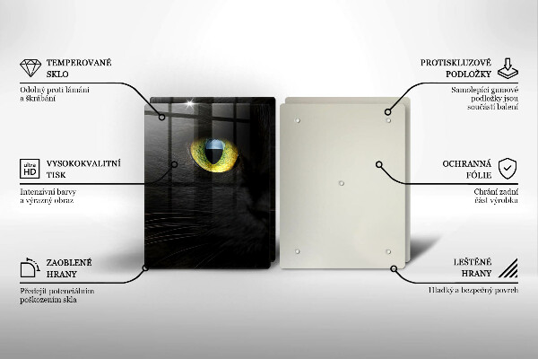 Kitchen worktop protector Animal cat eyes