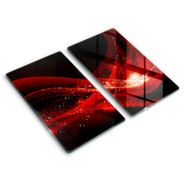 Induction hob cover Modern abstraction