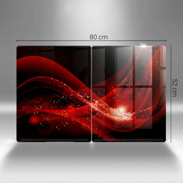 Induction hob cover Modern abstraction