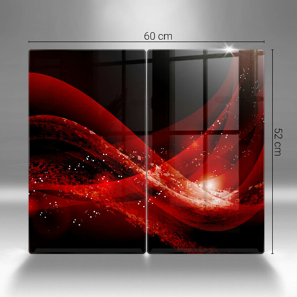 Induction hob cover Modern abstraction