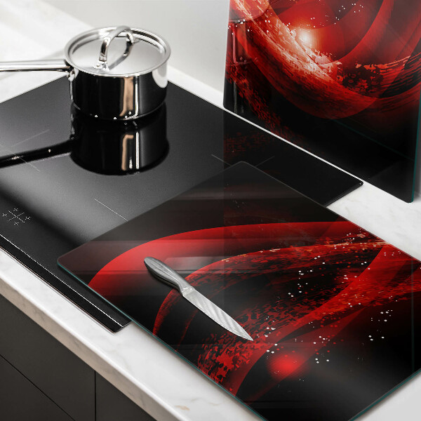 Induction hob cover Modern abstraction