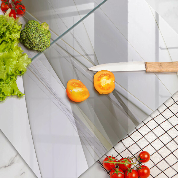 Induction hob cover Abstraction Design lines