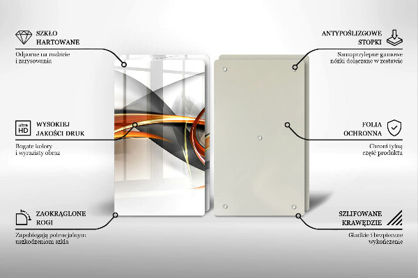 Induction hob cover Modern shapes