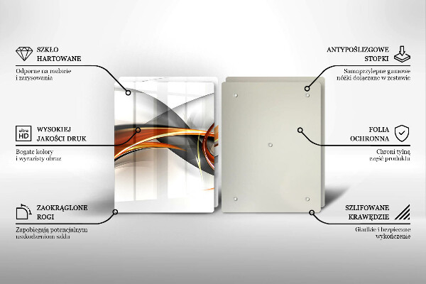 Induction hob cover Modern shapes