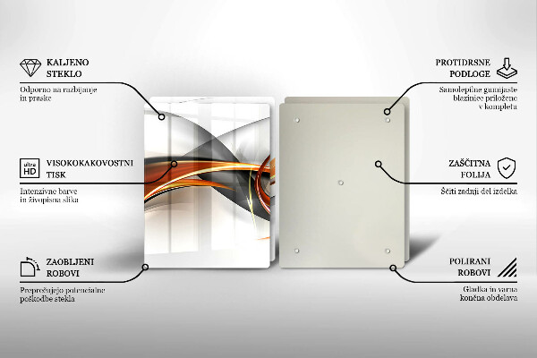 Induction hob cover Modern shapes