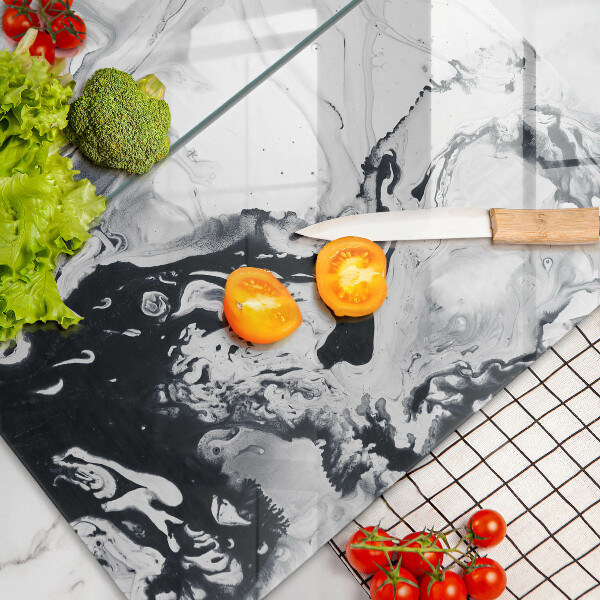 Induction hob cover Ink abstraction