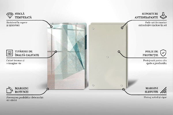 Kitchen worktop protector Sharp abstraction