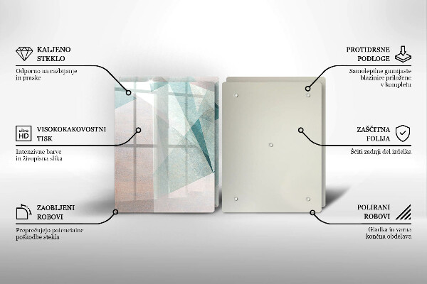 Kitchen worktop protector Sharp abstraction