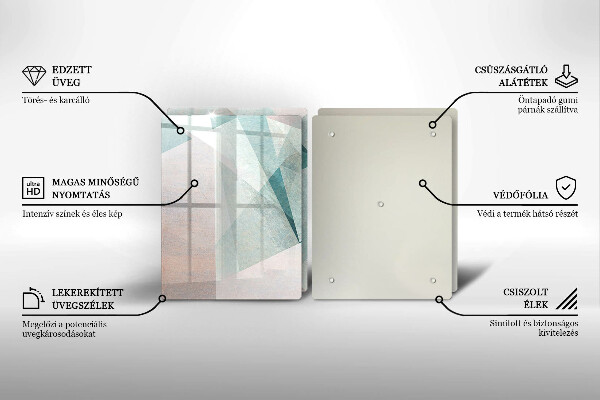 Kitchen worktop protector Sharp abstraction