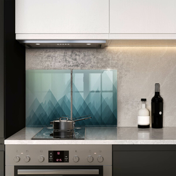 Kitchen worktop protector Abstract mountains