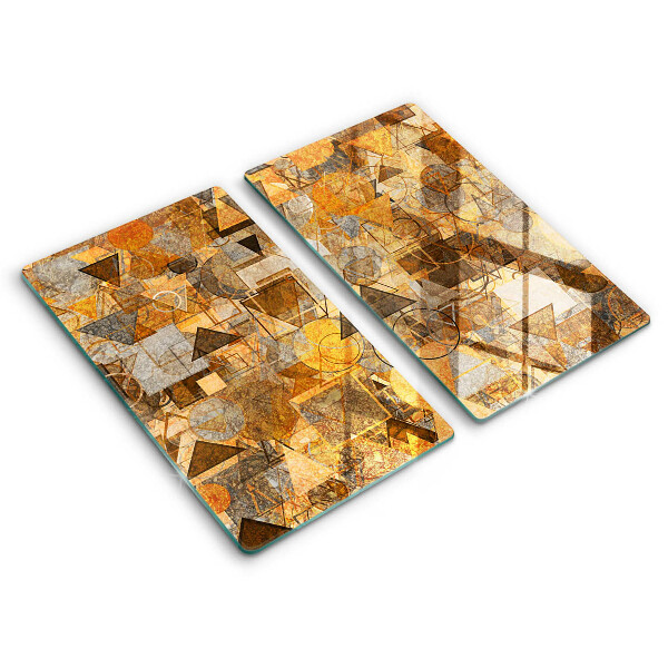 Kitchen worktop protector Geometric figure pattern