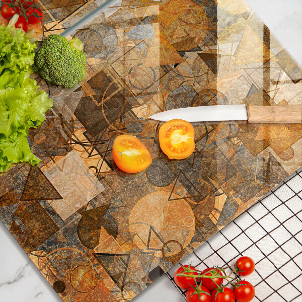 Kitchen worktop protector Geometric figure pattern