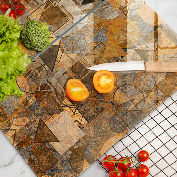 Kitchen worktop protector Geometric figure pattern