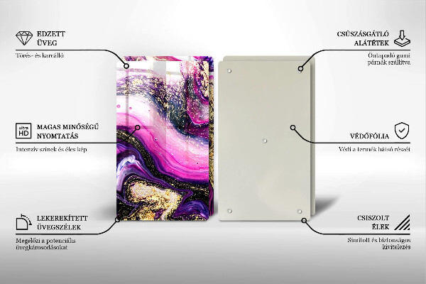 Work surface savers Abstraction design gold